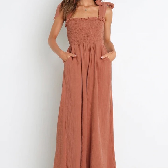 Petal & Pup Pants - Petal & Pup : FIKE JUMPSUIT - BROWN